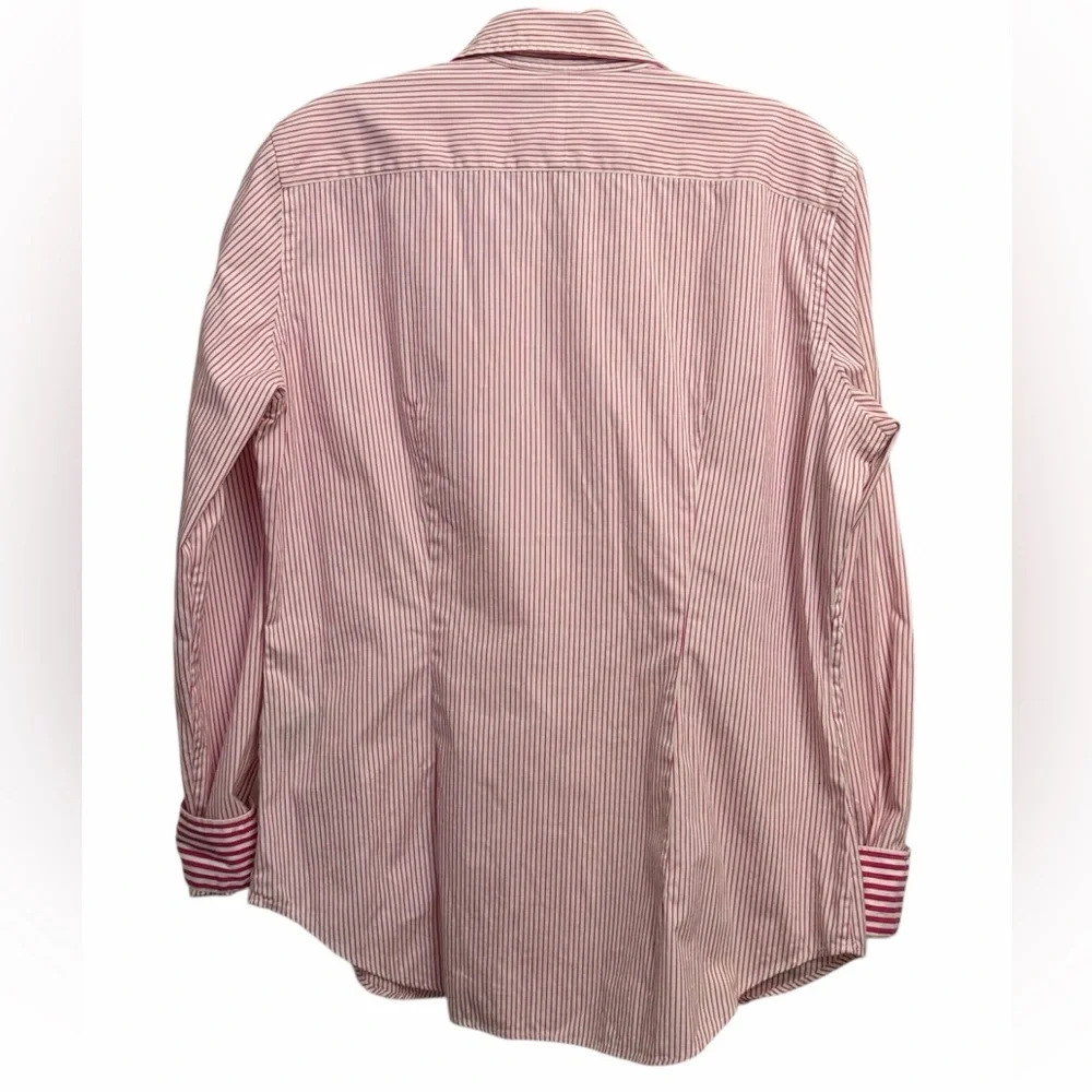 Pink Striped Button-Up Shirt - Picture 3 of 4